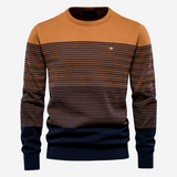 Harron | Pull Homme à Rayures en Maille Douce1